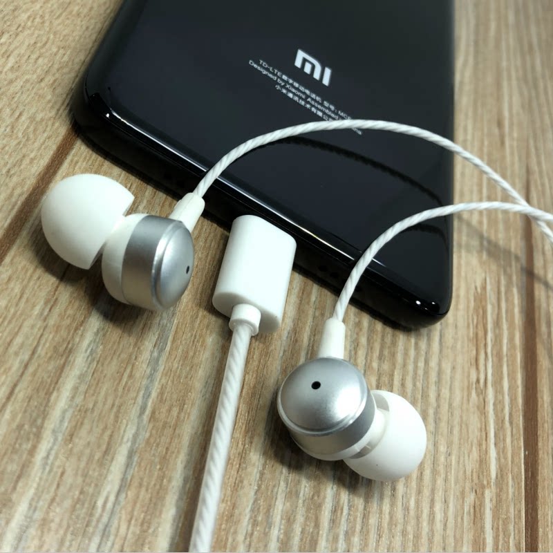 原装正品小米8se耳机xiaomi6xnote3mix2s黑鲨手机typec通用入耳式