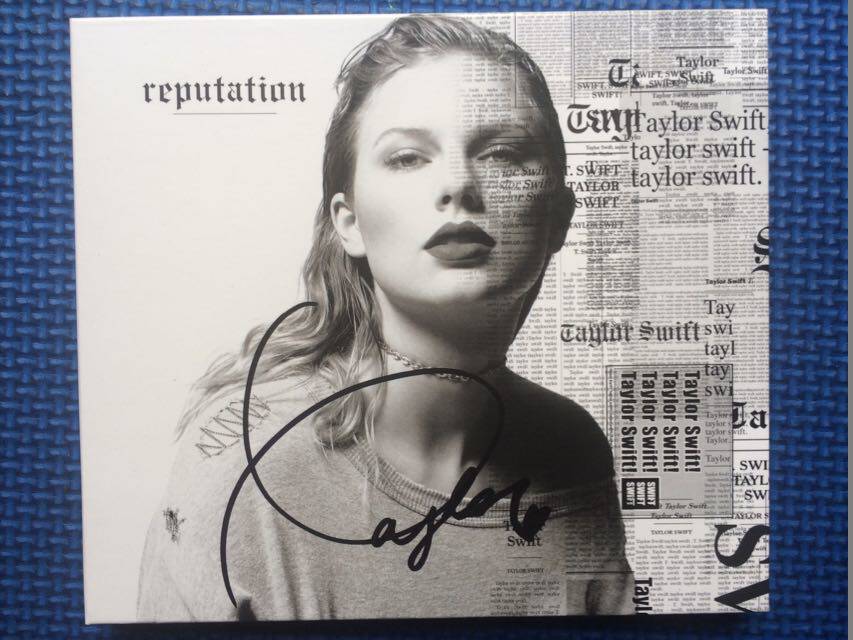 cd 名誉 reputation swift taylor 亲笔签名 专辑 泰勒 霉霉 正版