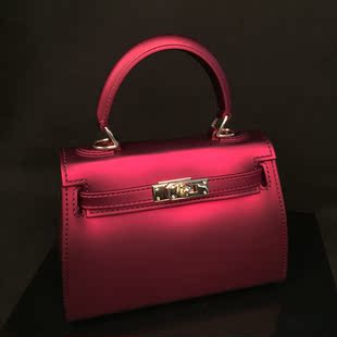 hermes kelly ado尺寸 2020新款女包kelly凱莉包啞光磨砂果凍包單肩包斜跨包迷你手提包 kelly