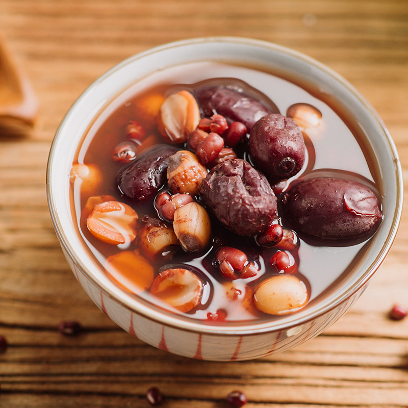 气血三红汤红豆红皮莲子红枣女人汤煲汤材料包囤货 (每包2袋)