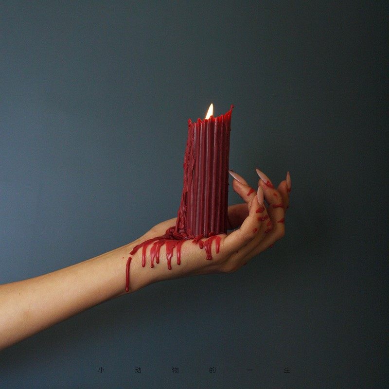 低温sm蜡烛40度情调滴蜡新手卧室调情调教浪漫刺激母狗红色玩具