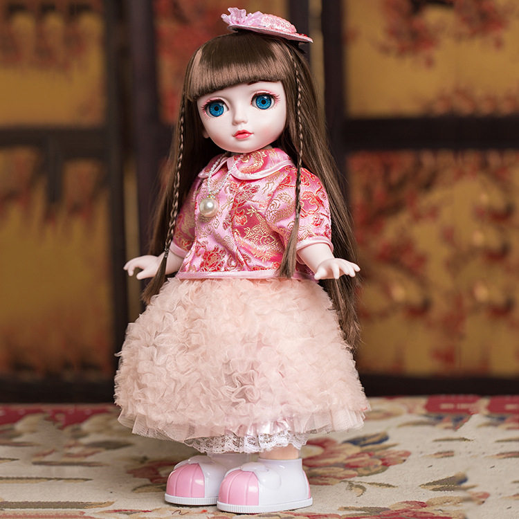 茜茜公主智能娃娃会对话跳舞 仿真洋娃娃 会闭眼说话儿童遥控玩具