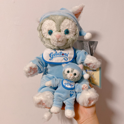 现货上海迪士尼乐园正品代购睡衣杰拉托尼公仔睡衣画家猫托尼挂件