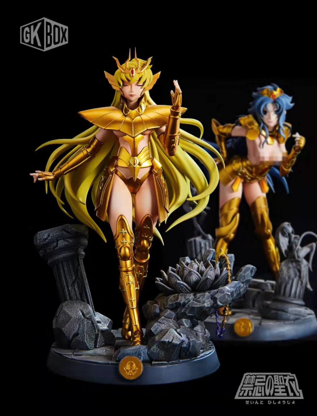 截单gk-box 女黄金圣斗士 禁忌的圣衣 处女座 gk雕像