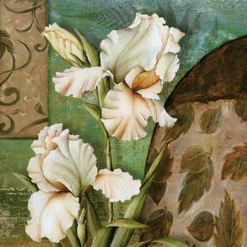 欧美美式风格花卉装饰画画心画布卡纸画画现代装饰画