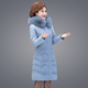 妈妈冬季新款洋气棉衣中老年女装羽绒棉服中长款加厚修身棉袄外套