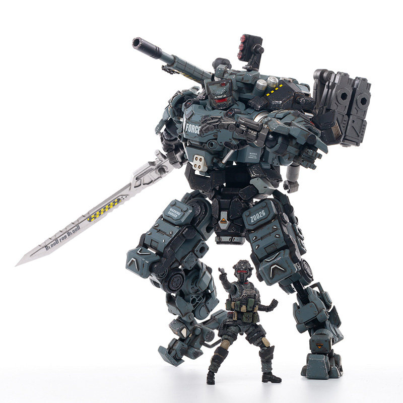 暗源机甲钢骨现货拼装机器人可动兵人模型手办变形儿童joytoy玩具