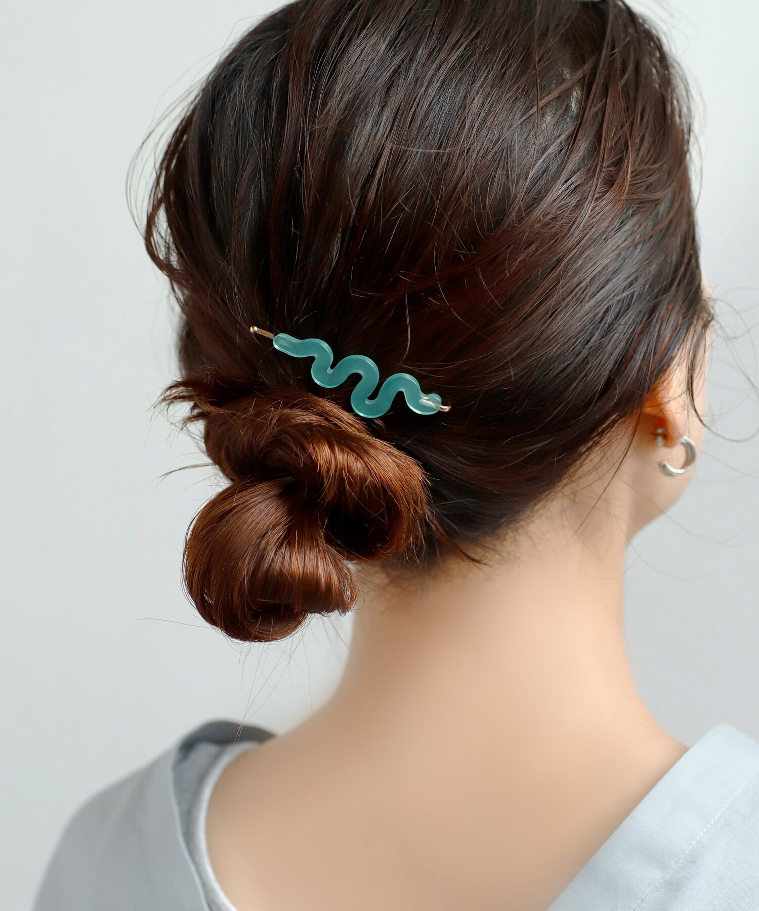 包拼邮 日本代购 anemone 日系糖果彩色波浪碎发边夹子发夹发饰