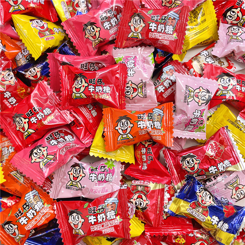 热销旺仔牛奶糖盒装