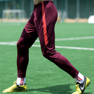 2019中超足球训练裤高弹足球收腿裤男长裤小脚跑步健身运动裤子,可在