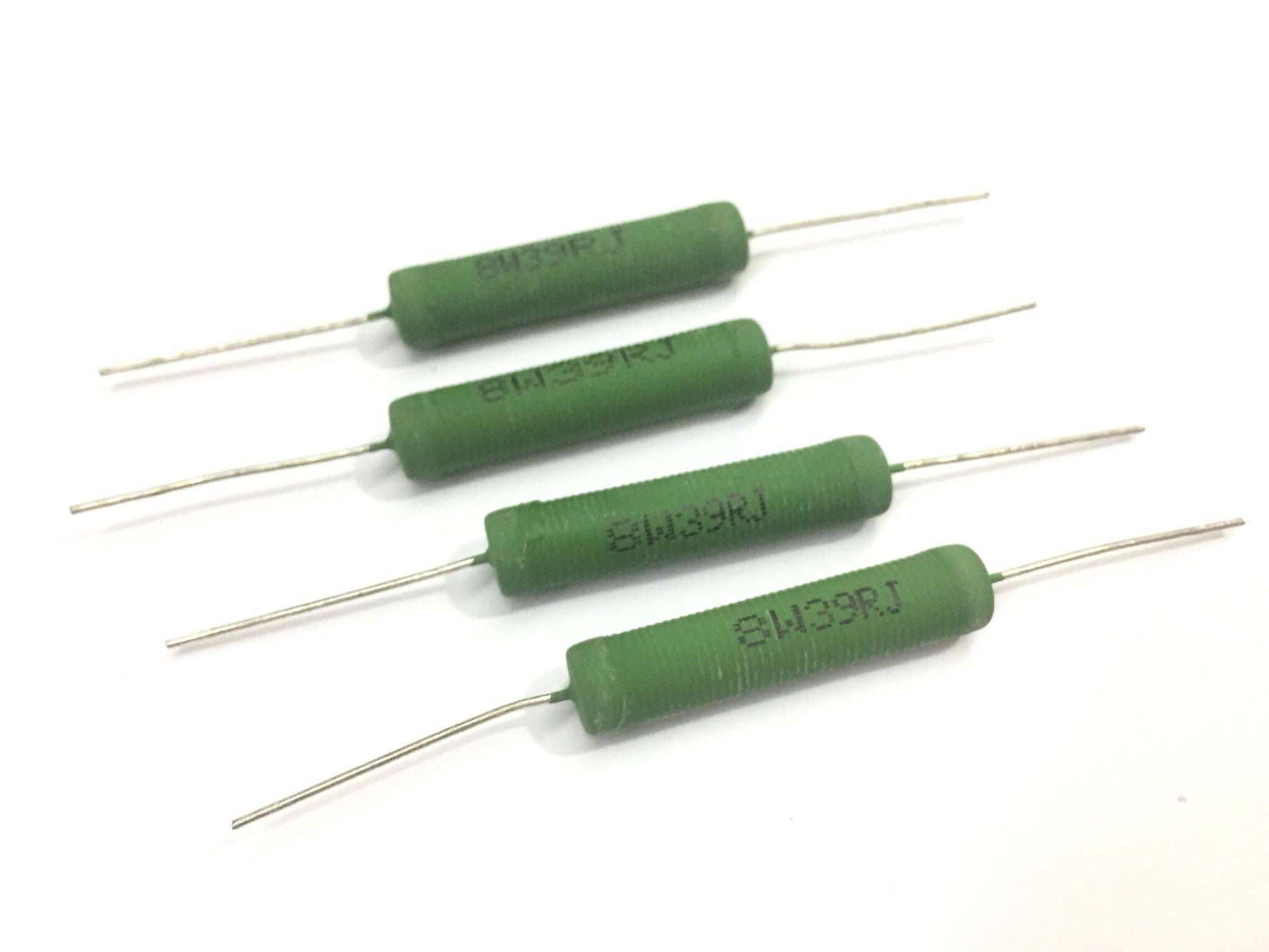 线绕电阻rx21-8w39rj 被漆绕线电阻8w 39r 39欧姆 现货 可直拍