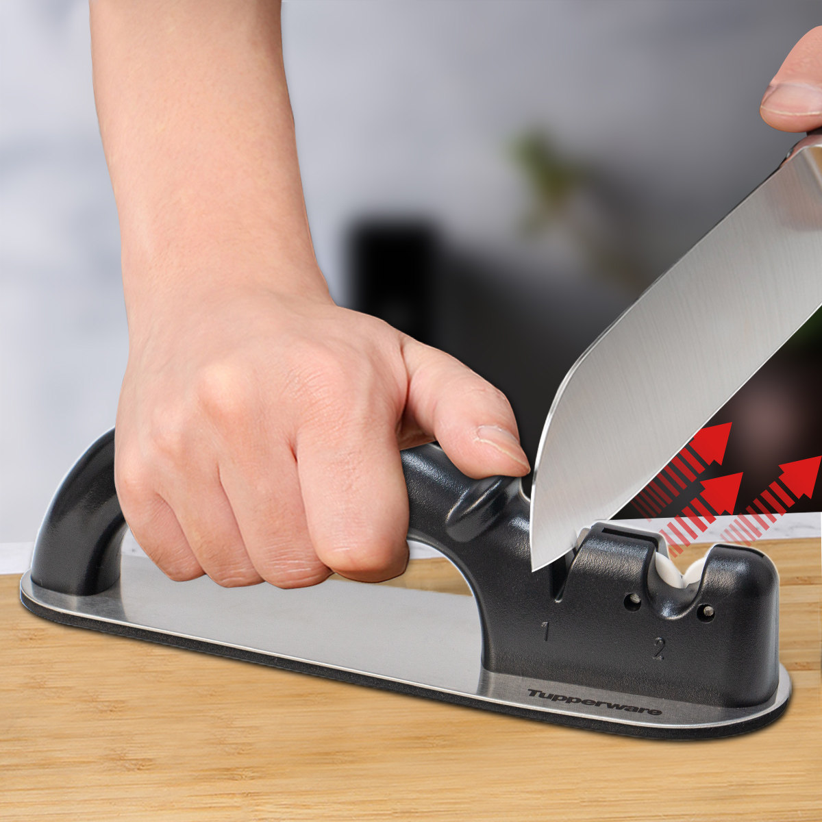 特百惠磨刀器亚洲之星快速磨刀石家用多功能金钢磨刀槽官网正品