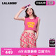 LALABOBO春新品可爱打底衫毛毛熊潮流百搭毛织背心女|LBCB-WSTM11