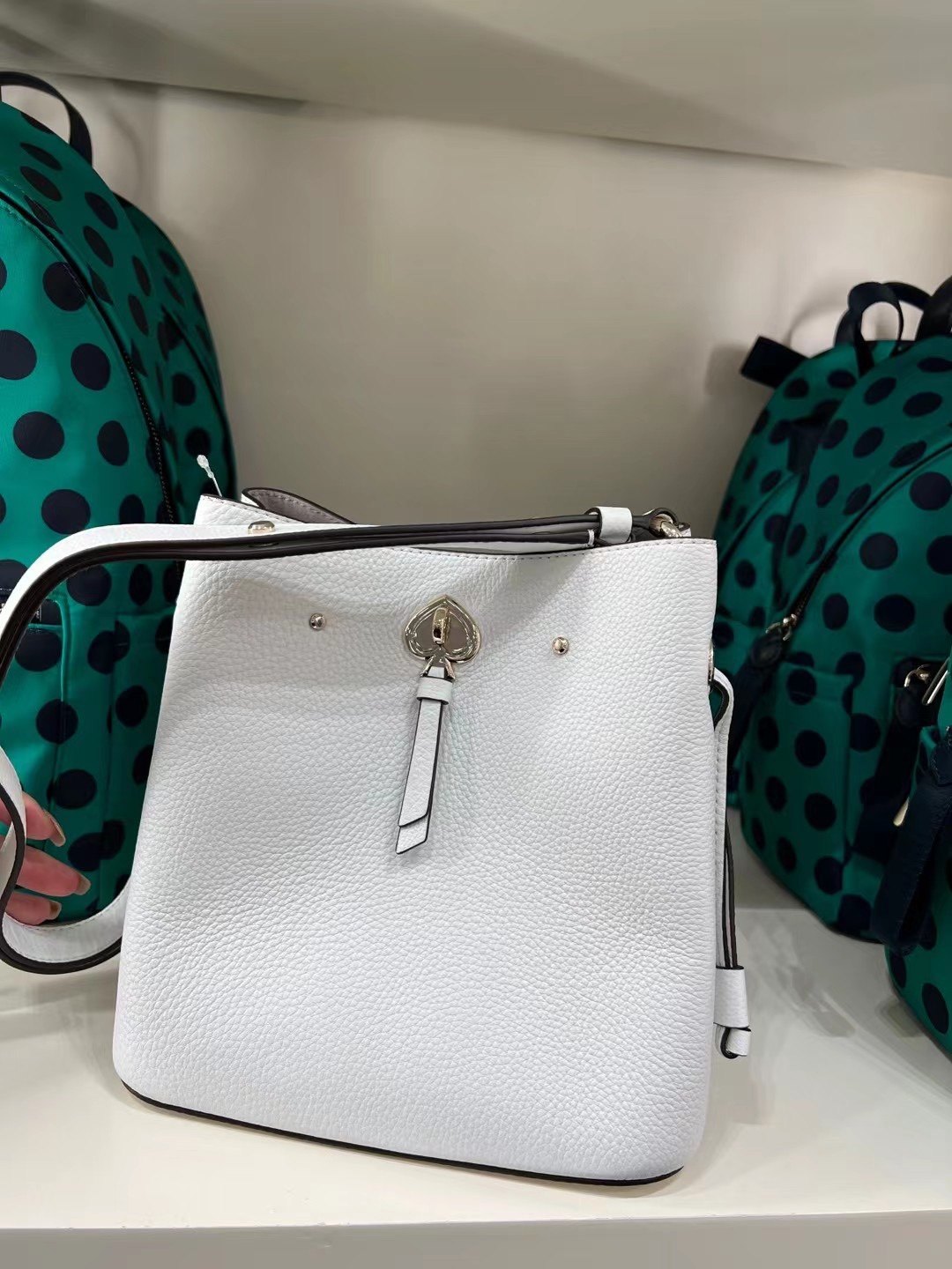 kate spade/凯特丝蓓ks小号水桶包 单肩斜挎手提包 下播不退