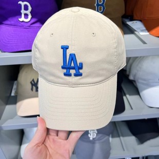 韩国正品MLB帽子NY洋基队男防晒大标棒球帽LA遮阳鸭舌帽女CP66