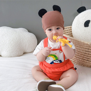 宝宝背带裤夏季2021新款婴儿可爱吊带包屁裤新生儿轻薄男婴大pp裤