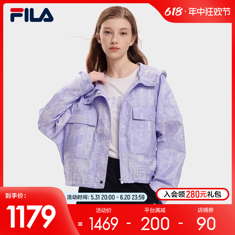 FILA斐乐官方女子梭织外套202