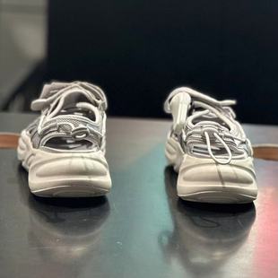 Adidas阿迪达斯 OZWAVE男女轻便透气厚底魔术贴凉鞋沙滩鞋 JS4580