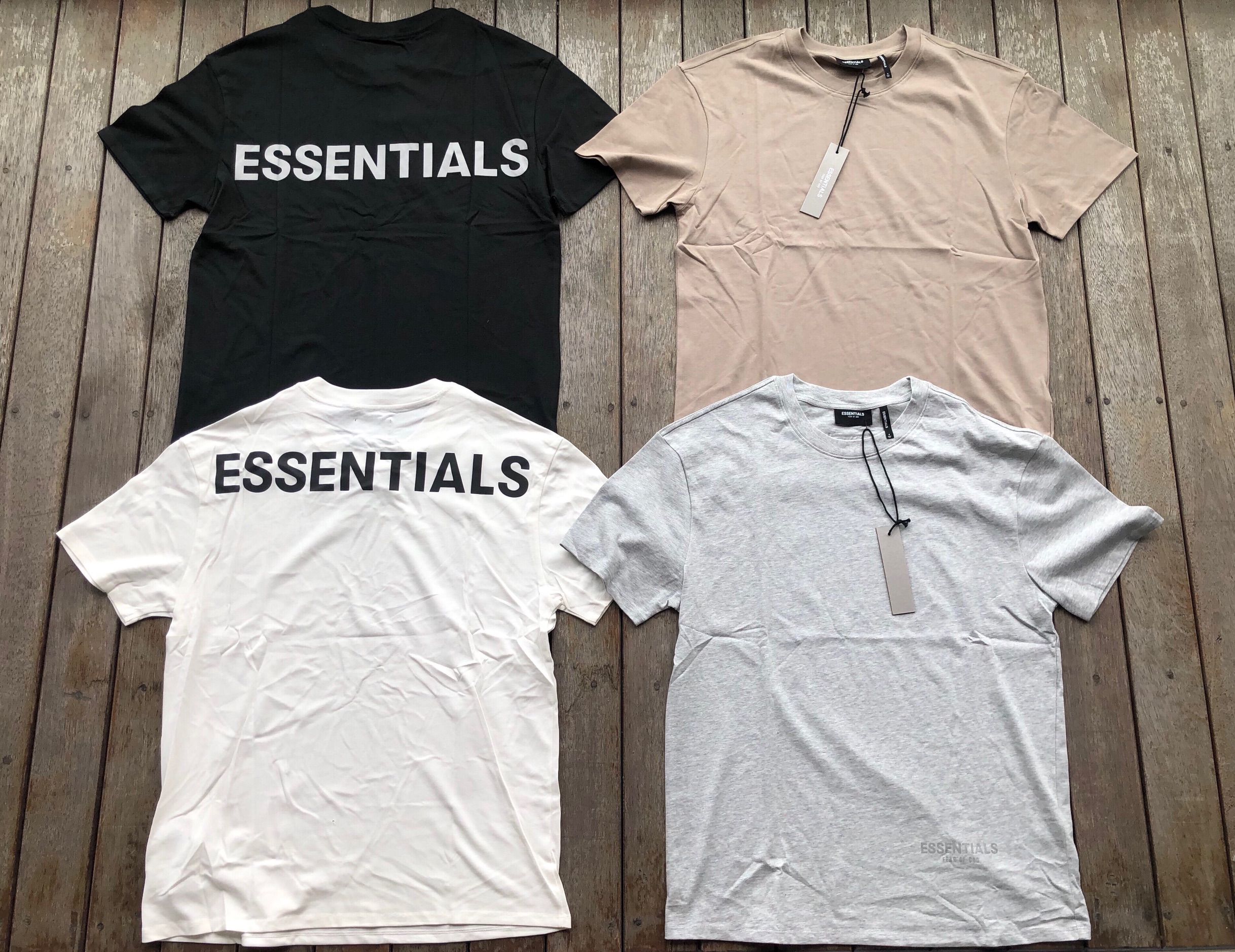 sytm fog 复线 essentials  fear of god 高街全棉休闲3m反光短袖