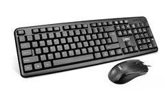 零点之约LD801有线USB键盘鼠标商务套装 笔记本台式电脑键鼠套装
