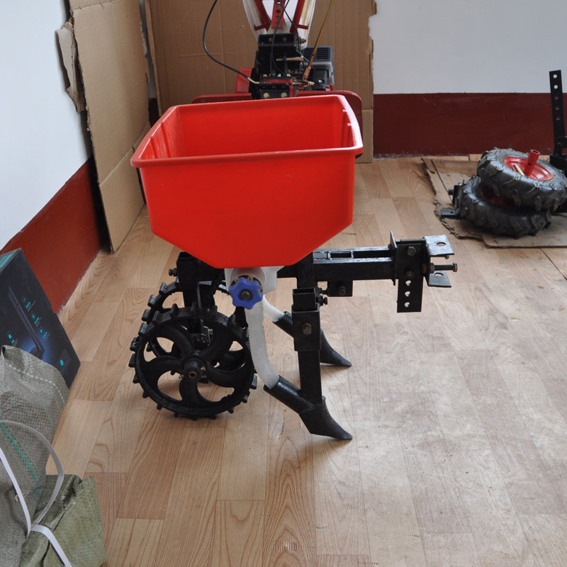 小型播种机多功能插秧机微耕机化肥楼自带施肥器农田家庭专用