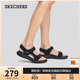 Skechers斯凯奇夏季男鞋舒适运动休闲凉鞋外穿软底透气户外沙滩鞋