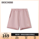 Skechers斯凯奇2025新款夏季女宽松休闲短裤舒适直筒裤运动五分裤
