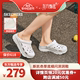 【年中狂欢节】Skechers斯凯奇2024年夏季新款女鞋厚底细闪洞洞鞋