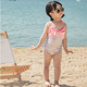 儿童泳衣女童宝宝美人鱼泳衣韩国小公主小中大童婴幼儿温泉游泳衣