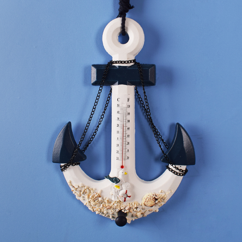 32CM 多款铁链锚温度计装饰 地中海风格墙面装饰船锚壁挂铁锚壁饰|msdalam kategori Aksesori rumah, mural - dari Buy2taobao.com untuk memberikan perkhidmatan ejen Taobao profesional membeli