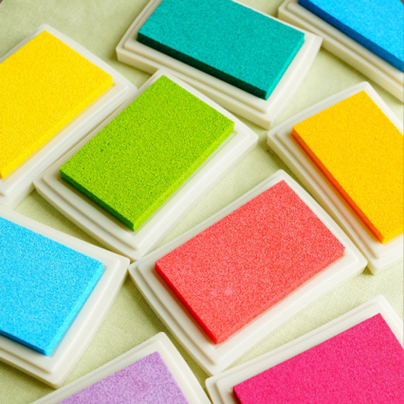 杂货美物 梵妮彩色凹腰印台  橡皮章diy印色手账日程涂鸦染卡装饰