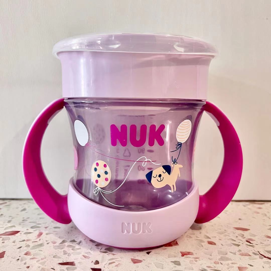 NUK迷你魔术杯NUK360度魔术杯NUK宝宝防漏喝水杯带手柄160ML包邮