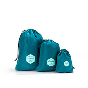 Clothes storage bag portable travel storage bag clothes suitcase sub-packaging finishing bag large-capacity drawstring pocket