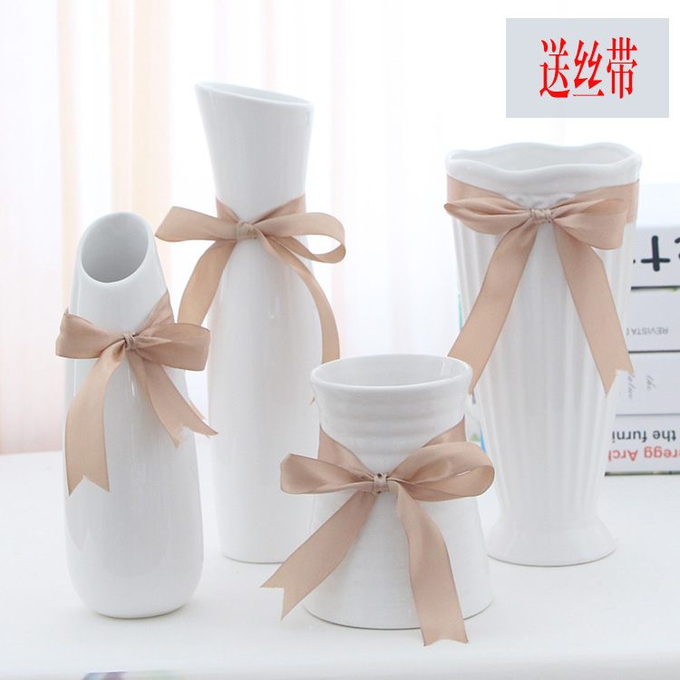 modern Simplicity white Ceramic Vase Floral organ flower arrangement a living room Decoration table Home accessories originality European style a decorationin the Home accessories , Vase/Flower/Artificial flowers/Imitation jewelry , Flower/Vase , Vase category - from Buy2taobao.com to provide professional Taobao agent buy service