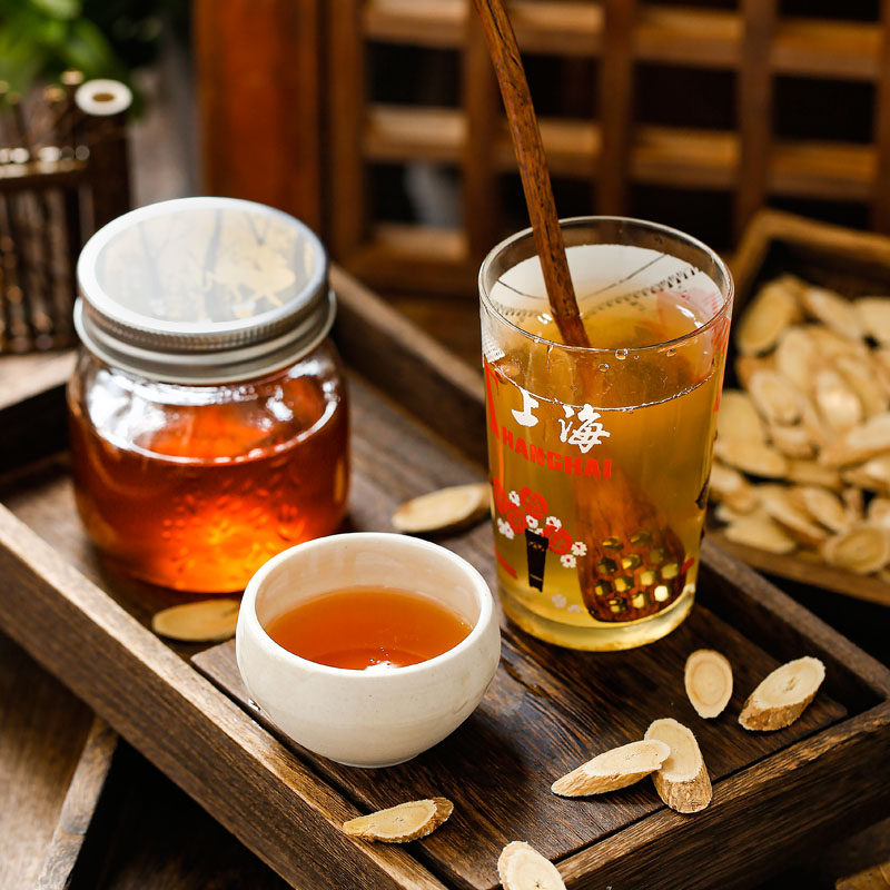 山味集 黄芪蜂蜜药材蜜滋养秋冬 色泽浅香气足口味好420g