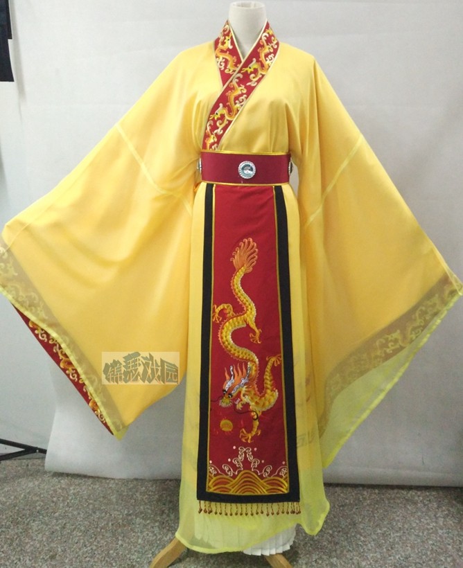 皇帝汉文小生古装汉服袖子越剧粤剧歌仔服装民族服装