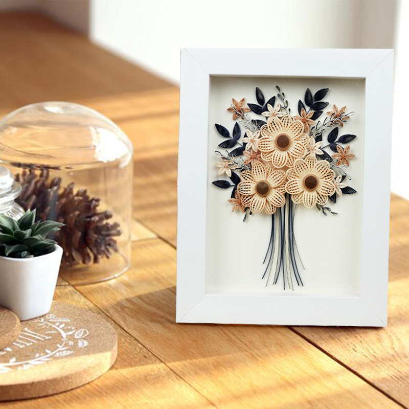 手玲珑纸艺【印象】材料包 欧式家装衍纸画手工纸条套装diy制作