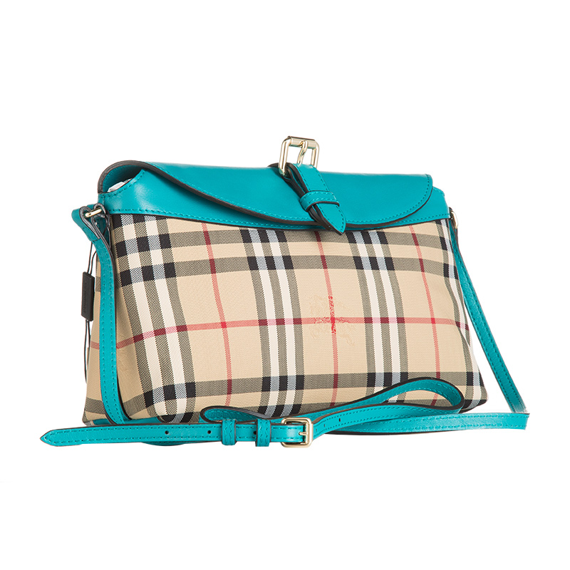 【9.9新】 burberry 博柏利小号horseferry格纹手拿包 3971089