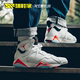 球鞋家 Air Jordan 7 AJ7高帮白红男子复古篮球鞋 CU9307-160