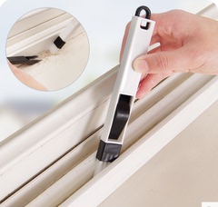 门窗户窗槽凹槽清洁刷 槽沟小刷子带簸箕死角缝隙刷纱窗清洗工具