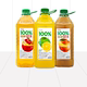 汇源100%果汁阳光柠檬2L*2瓶桃混合果汁苹果汁纯果汁卡曼橘柠檬汁