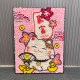 招财猫永生花墙hellokitty朋友公司开业礼物高档摆件挂画闺蜜定制