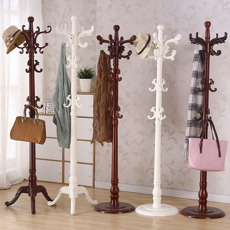 热销挂衣服架子落地 卧室 省空间