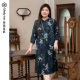 美丽客栈原创高端大码女装胖mm200斤加肥加大国风高级旗袍连衣裙