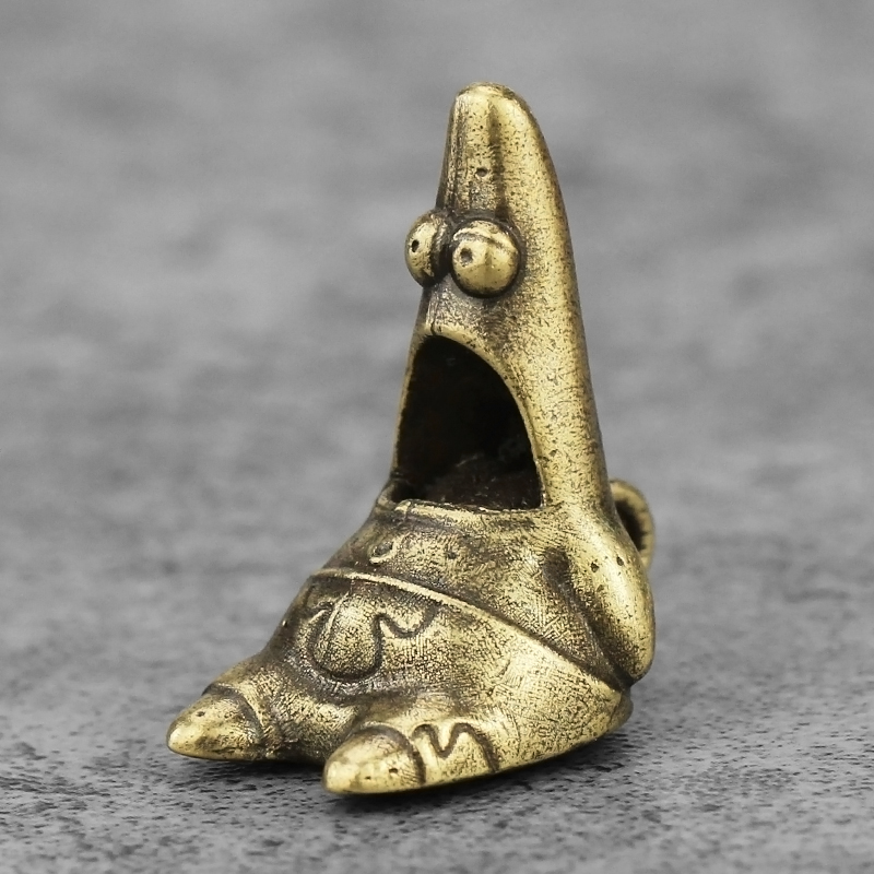 brass Metal solid originality Decoration lovely SpongeBob SquarePants Send big star schoolbag Jewelry Key buckle Pendantin the Festive supplies/Gift , Gift ideas , Keychain category - from Buy2taobao.com to provide professional Taobao agent buy service