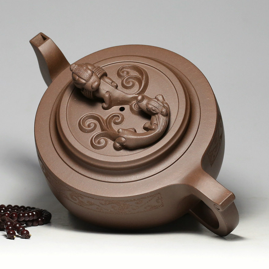 原矿家藏老紫泥 薛锋 《楚汉风云》 赠送作者原配小杯一套