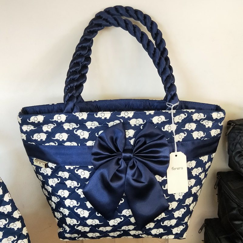 泰国曼谷包ferera正品小号手提包 蝴蝶结饺子包布包 小象女包新款