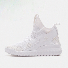 TUBULAR X PK 黑白编织小椰子休闲女鞋S76039 S76038（支持虎扑）