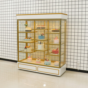新客减生日蛋糕模型模具展示柜样品糕点玻璃商用烘焙店面包展架陈