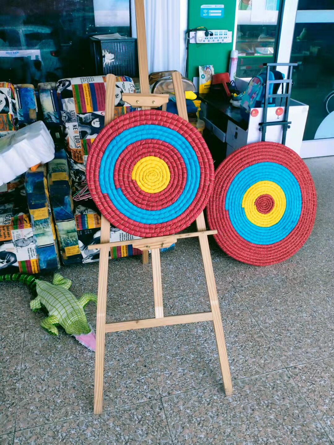 黄石出品草编箭靶手工制作方便携带